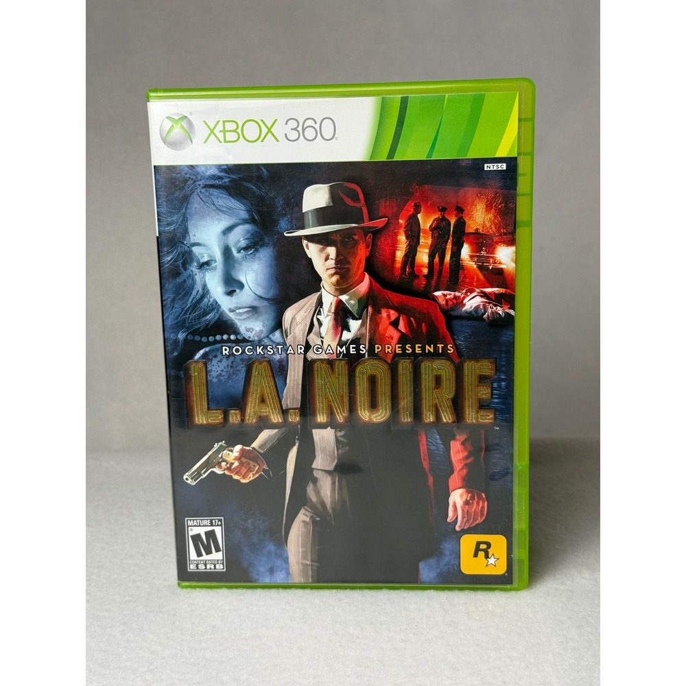 L.A. Noire Rockstar Games Xbox 360 2011 Complete 3-Disc Set with Manual NTSC